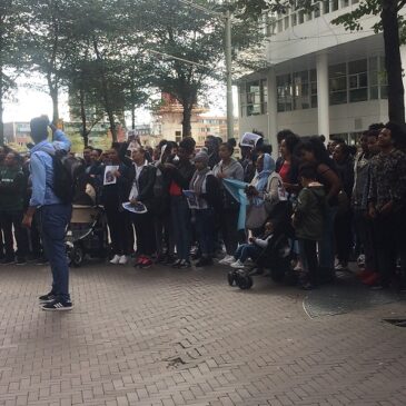 Eritreans protest in The Hague to draw attention to refugees in Libya