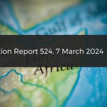 AU-led review of Cessation of Hostilities Agreement; Sudan re-opens routes for aid delivery; Libyan coast guard blocks rescue operation